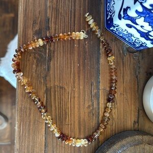 Theodosia butter pecan citrine candy necklace